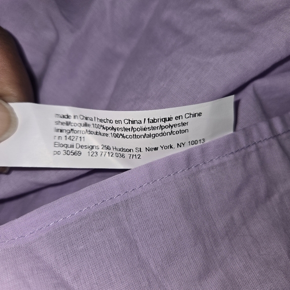 Eloquii Lilac Lace Mini Dress - Picture 11 of 11